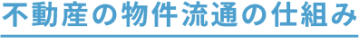 不動産の物件流通の仕組み